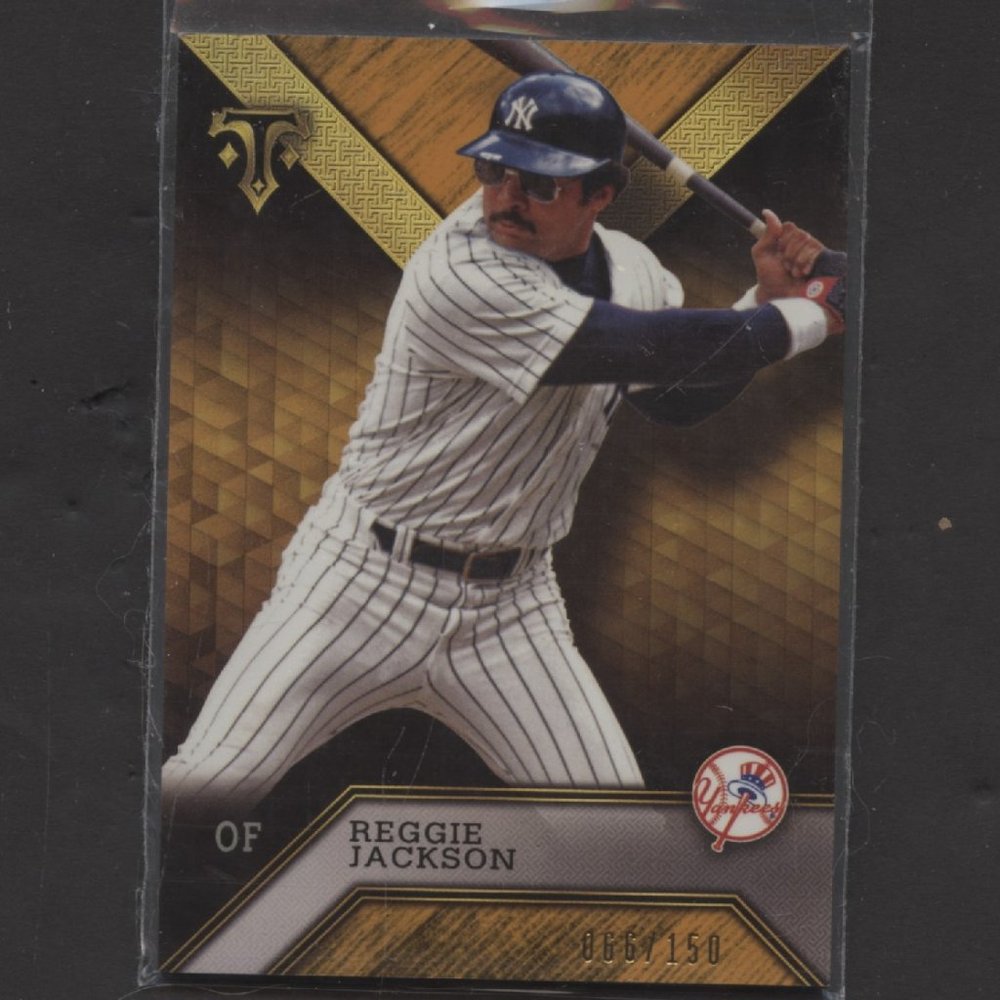 2018 TOPPS TRIPLE THREADS REGGIE JACKSON /150 NEW YORK YANKEES